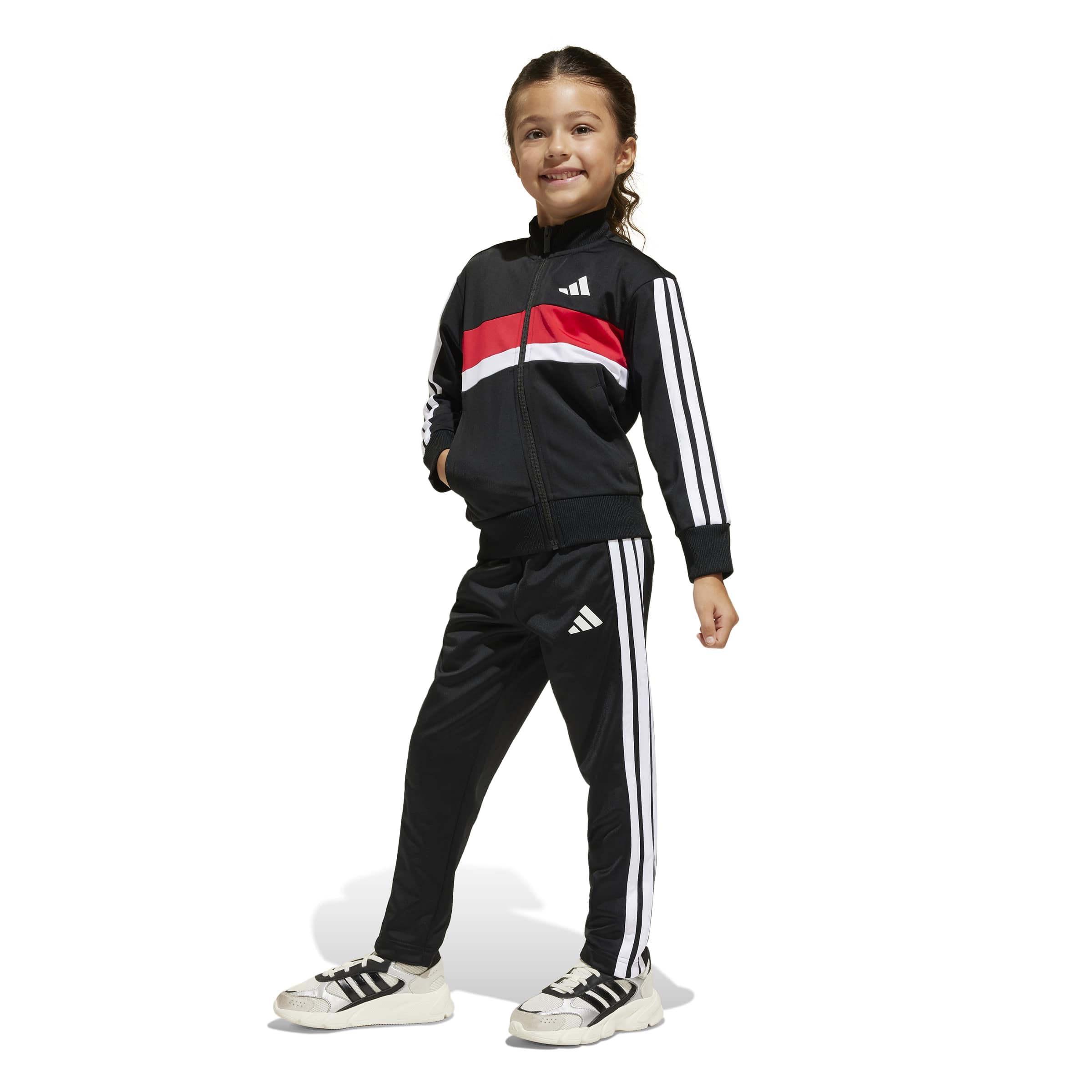 adidas Unisex Kids' Chándal Seasonal Essentials Tiberio Tricot 3 bandas (Adolescentes)
