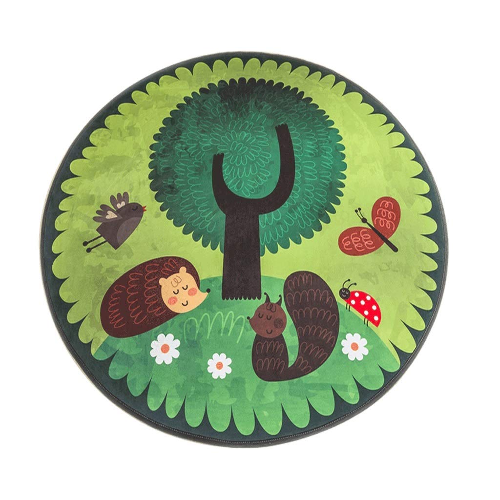Tapis rond animé pour enfants idéal pour décorer une chambre de dortoir de 80cm