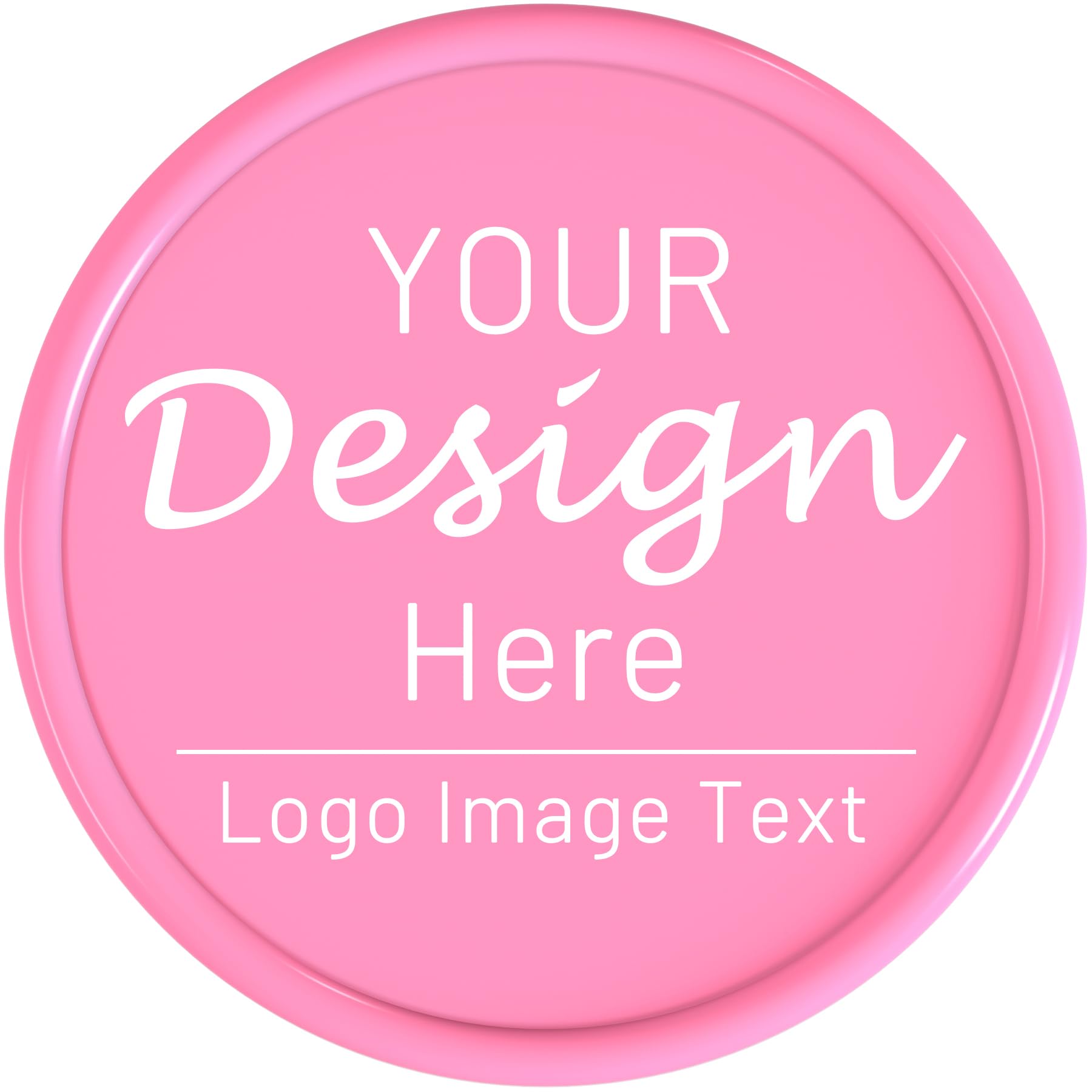 200 Custom Poker Chips,Double Sided Full Color Print,Imprint Your Own Personal Logo, Text and Image,Set for Bar Tokens,Party,Memorial Day,Golf and Wedding Favors (Pink)