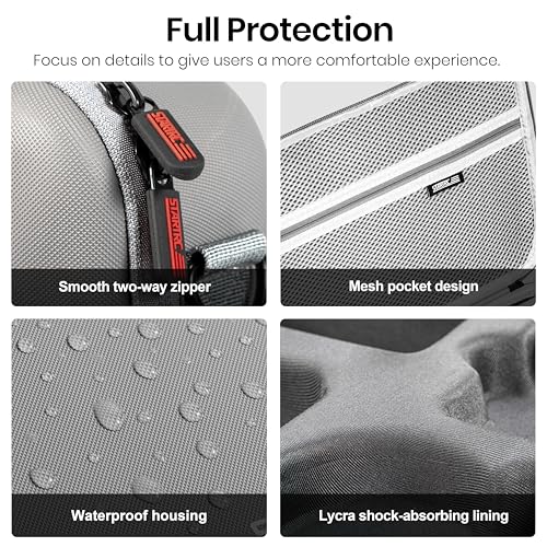 Image of STARTRC Carrying Case for DJI Neo 2 Accessories, Portable PU Protective Shoulder Bag for DJI Neo 2 Fly More Combo, Compatible with RC-N3 /RC-N Remote Controller