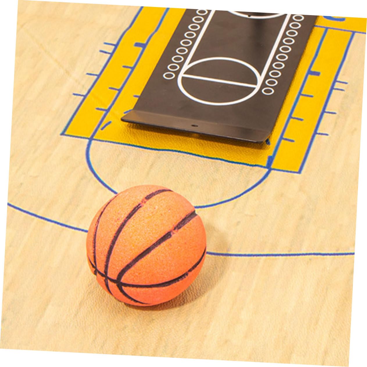 Bola de Baño de Cristales Marinos 3 Piezas, Forma de Baloncesto | Burbujas Abundantes, Portátil y Ligera, para Baños de Pies y Viajes, Limpia la Piel