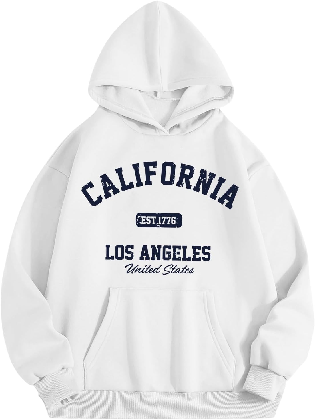 BeWithYou Girls Los Angeles Hoodie California Sweatshirt for Teens Cute Preppy Kids Hoodies Aesthetic Letter Graphic Pullover