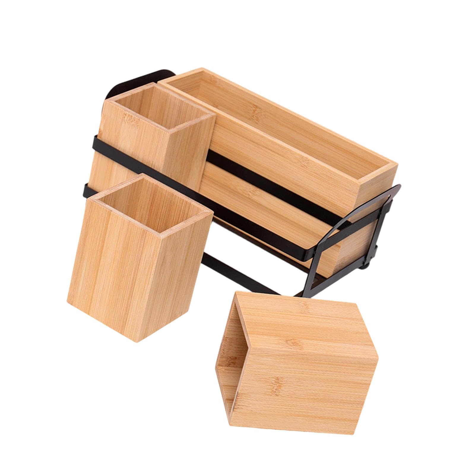 carotoe Attractive Home Desk Arrangement Also Works As Functional Party Serving Solution Space Saving Utensil Stand