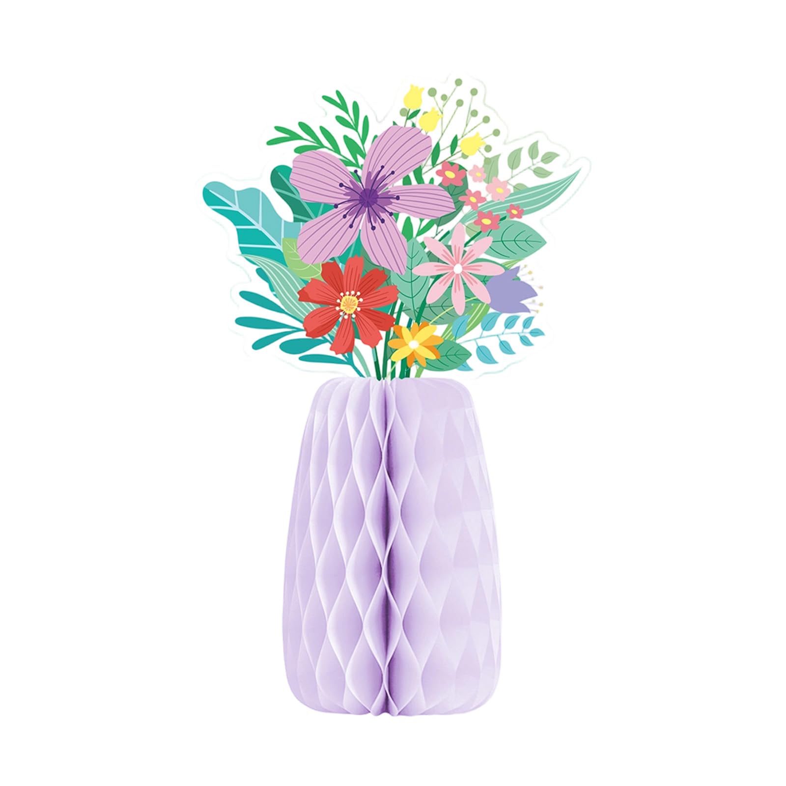 Vase Paper Cutouts Holiday Decoration for Easter Tabletop Centerpieces Wedding Receptions Festival Decoration Easter Vase