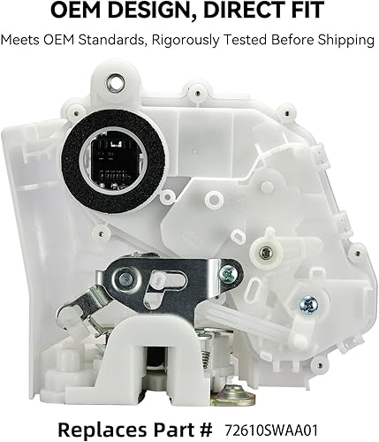 Miniatura 12 de SYERAL Actuador eléctrico para cerradura de puerta 72115-S5A-003 72115-S84-A01 Pestillo de puerta delantera derecha del lado del pasajero compatible