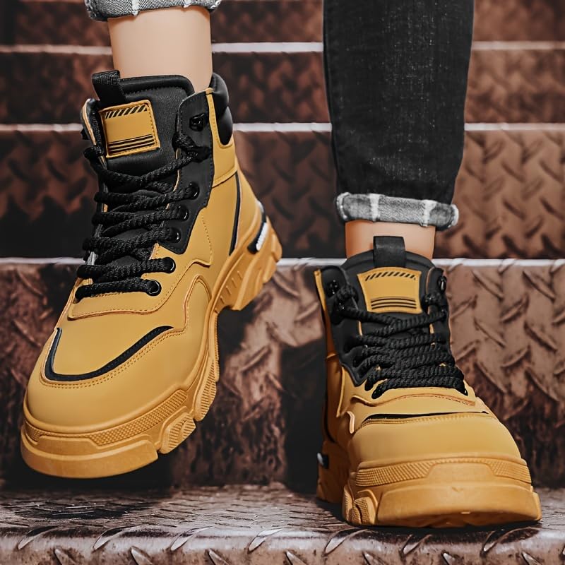 Men's Breathable Hiking Boots for Outdoor Walking, Mountaineering, Spring/Autumn/Winter - Non-Slip Traction3