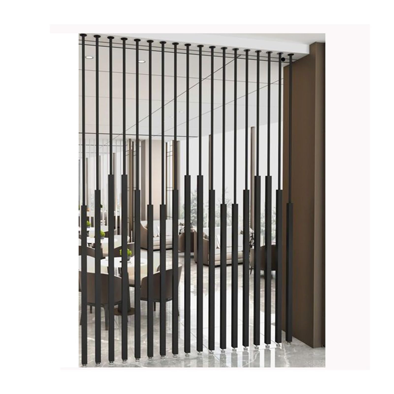 Claustra intérieur haut de gamme poteaux de séparation rigides 135 cm