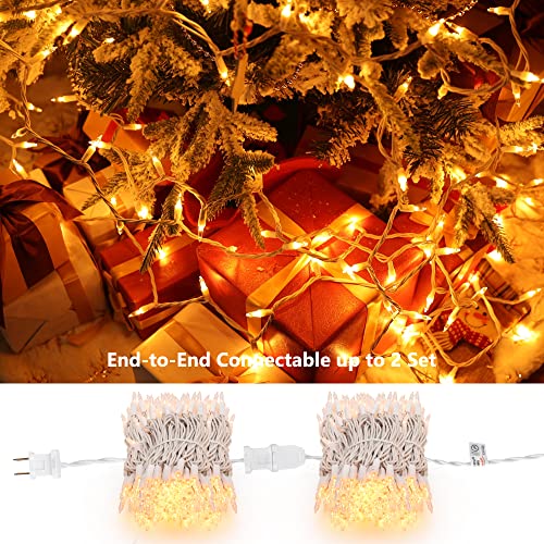 300Count Warm White Christmas Lights, 75ft Incandescent
