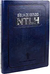 Bíblia de Estudo NTLH - Couro sintético Azul escuro: Nova Tradução na Linguagem de Hoje (NTLH)