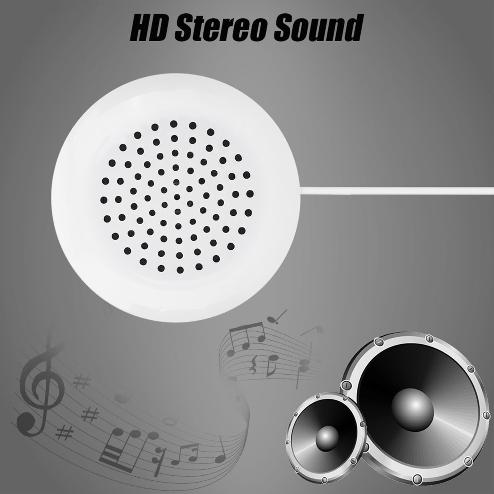 Brrnoo FAI DA TE Cuscino Altoparlante, Mini Altoparlante FAI DA TE 3.5mm Mini Musica Cuscino Altoparlante MP3 Telefono Stereo Speaker per Touch CD Portatile
