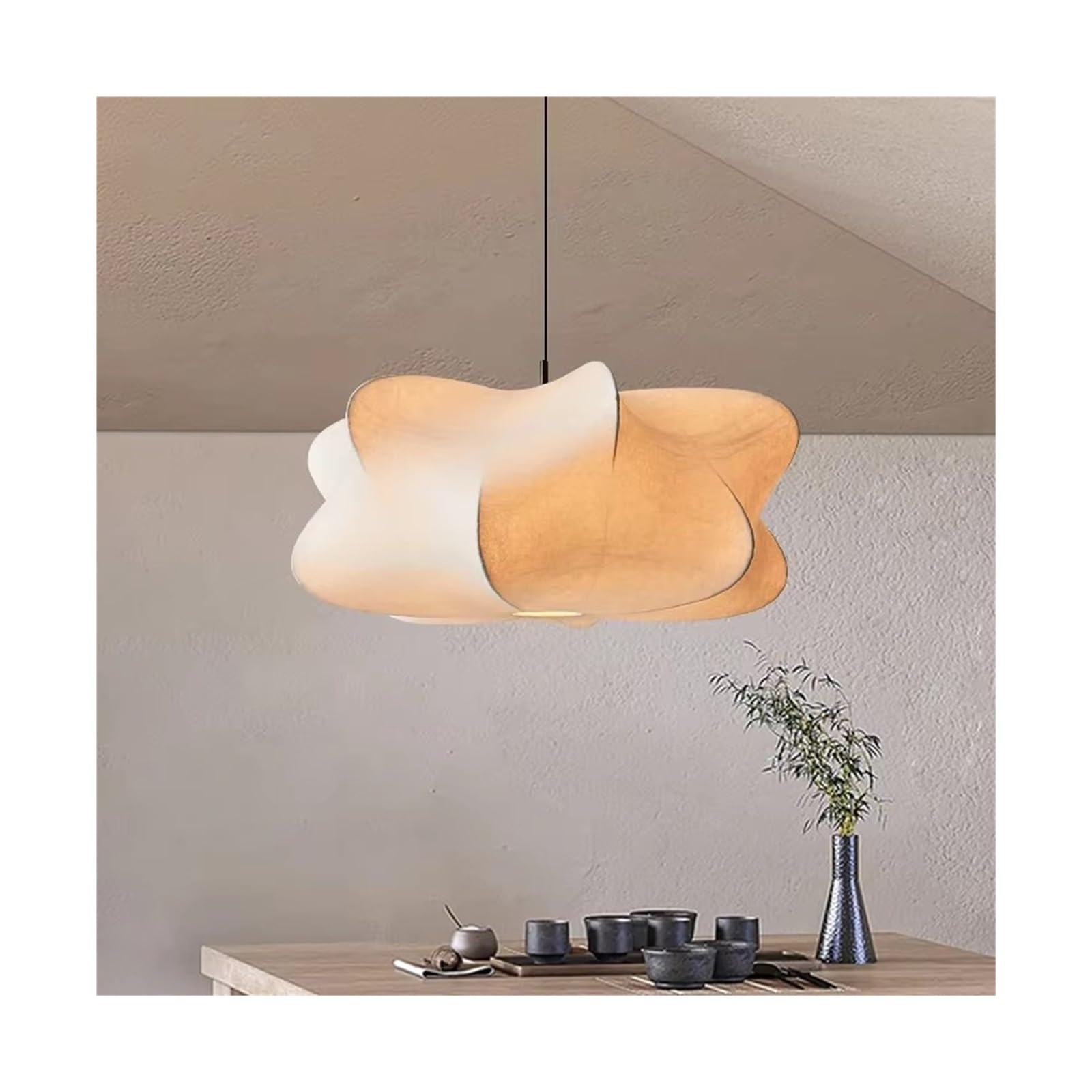 Chandelier Silk Cocoon Pendant Light for Living Room Bedroom