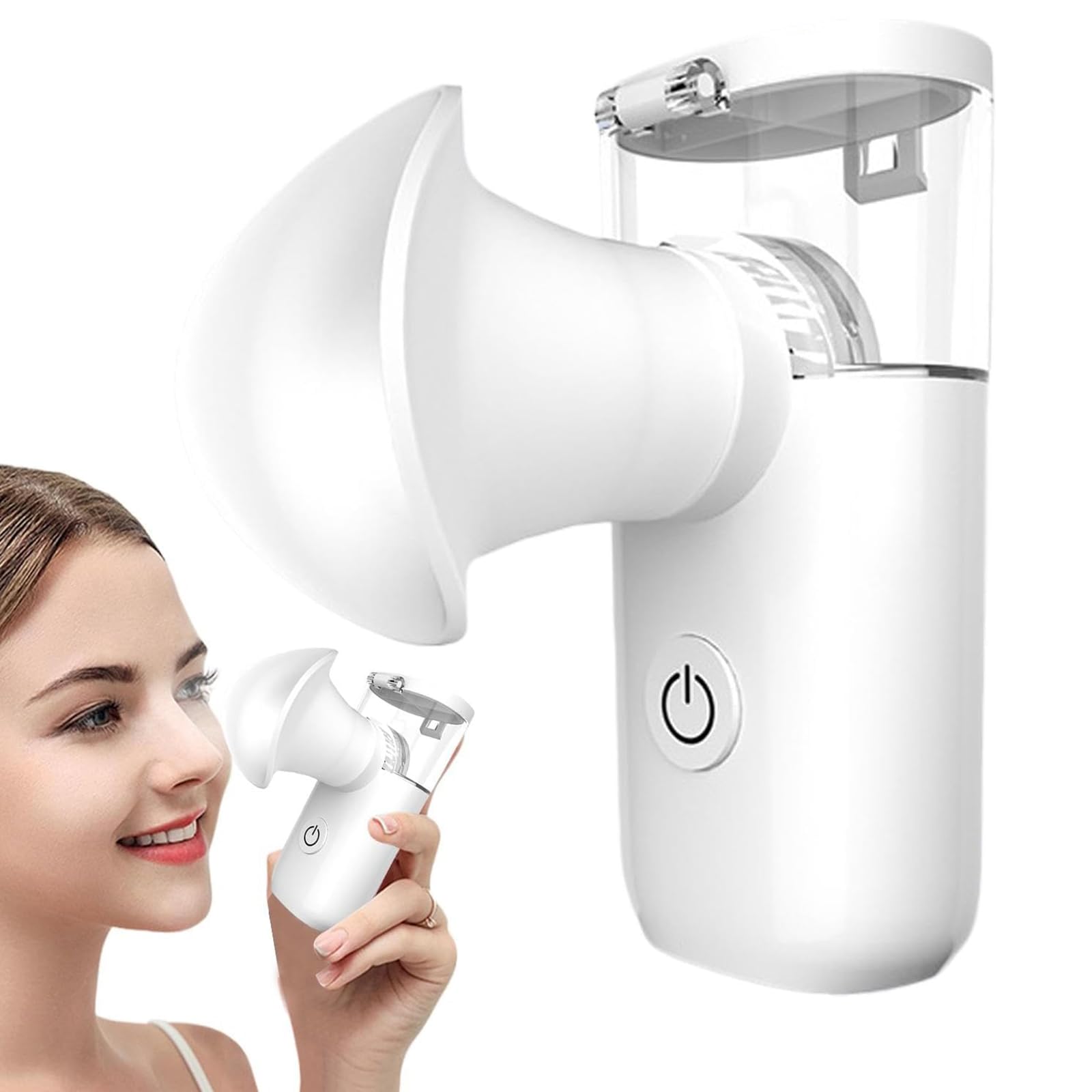 Umidificatore Elettrico per Occhi Secchi, Spruzzatore per Lenire Gli Occhi, Nebulizzatore Portatile per Occhi con modalità di Compressione Calda E Fredda, per La Pelle degli Occhi