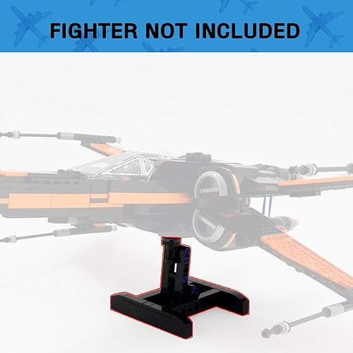 Miniatura 3 de Soporte de exhibición para Lego X-Wing Starfighter 75301, Mando N-1 Fighter 75325, TIE Bomber 75347 juguetes de bloques de construcción, soporte de