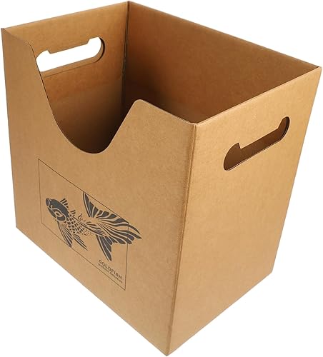 Milisten Caja de archivador de caja, caja de almacenamiento de libros, estantes de archivos para escritorio, organizador de juguetes, cubos de