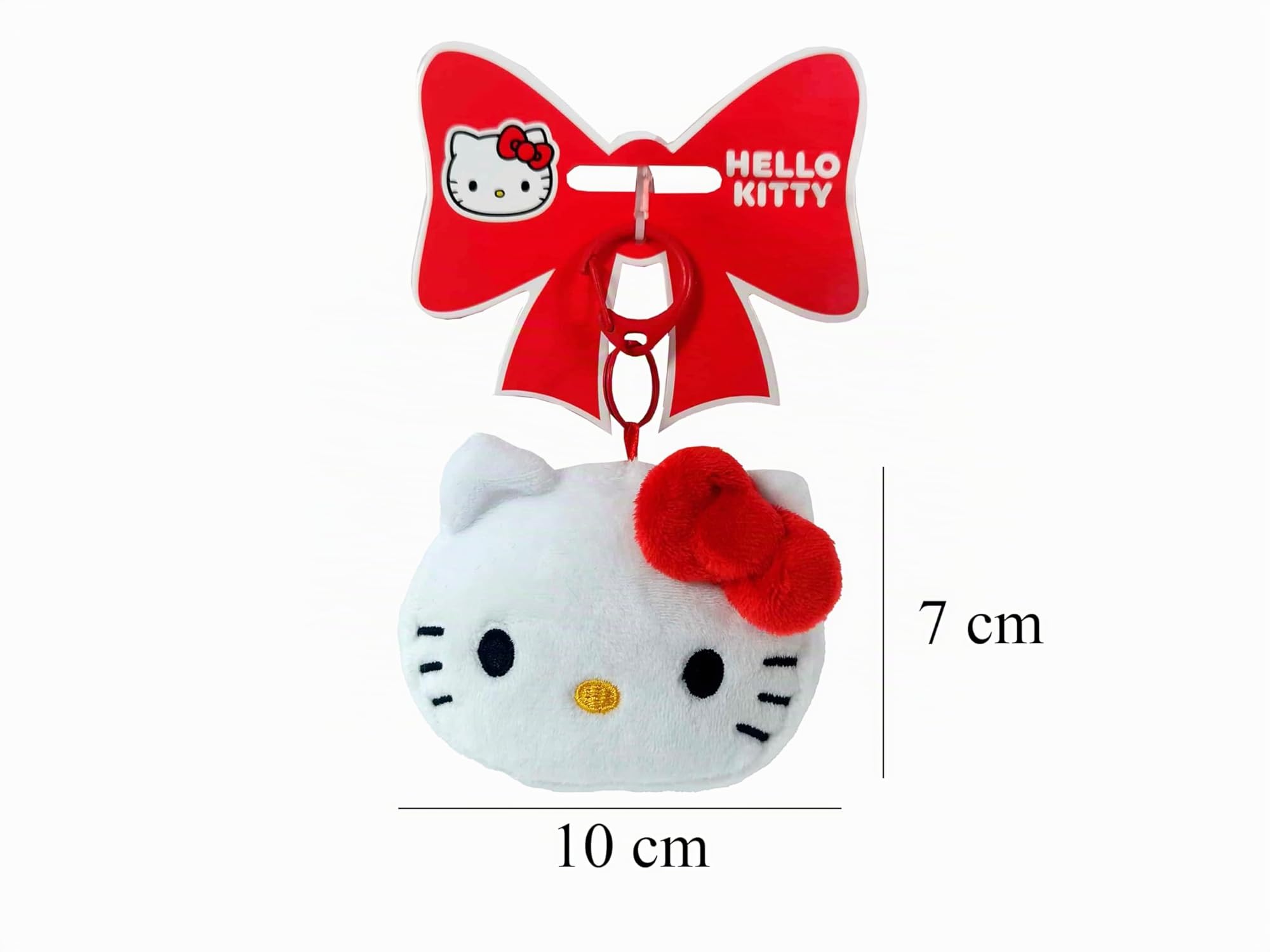 Llavero de Peluche Suave Hello Kitty, Colgante para Bolso Mochila Coche