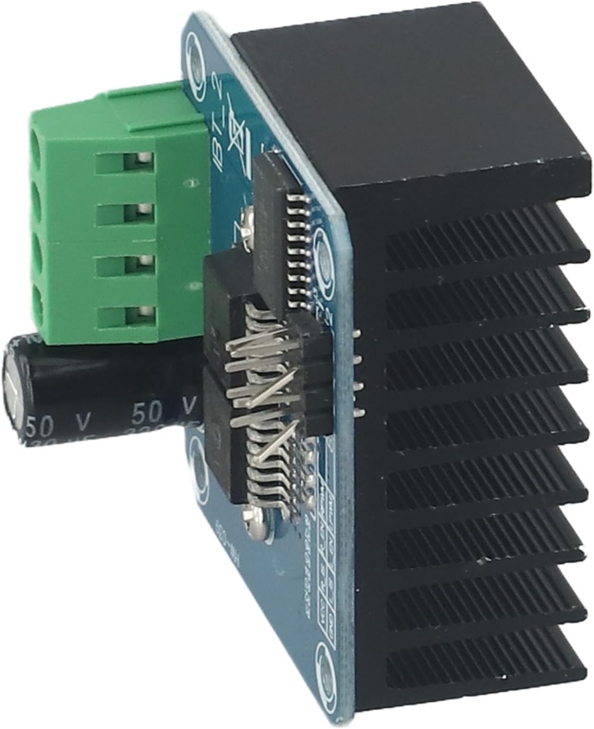 BTS7960 Dual H-Bridge Motor Driver Module, 43A High-Current DC Motor Controller for Industrial Automation, Robotics & Smart Car Applications, 5.5V–27V Input,