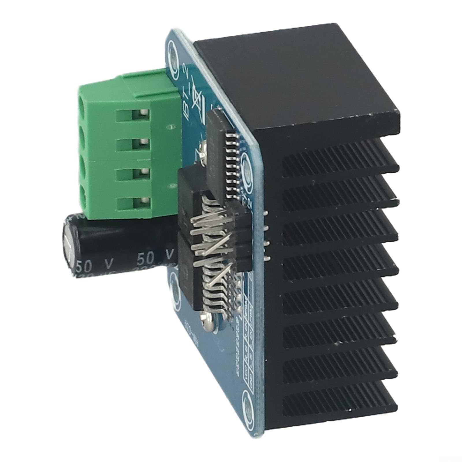 BTS7960 Dual H-Bridge Motor Driver Module, 43A High-Current DC Motor Controller for Industrial Automation, Robotics & Smart Car Applications, 5.5V–27V Input,