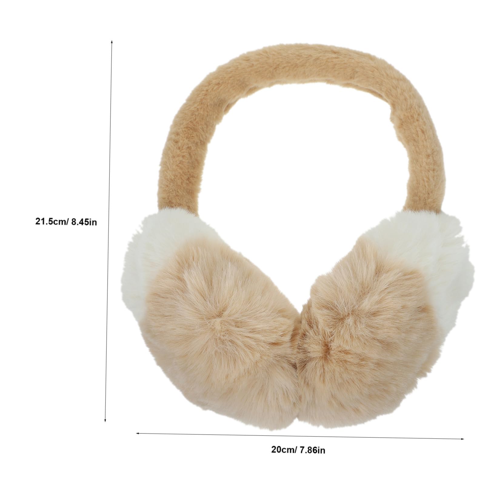 Ipetboom Girl's Winter Ear Muffs Elastic Headband Fuzzy Earmuffs for Outdoor Cold Weather Protection