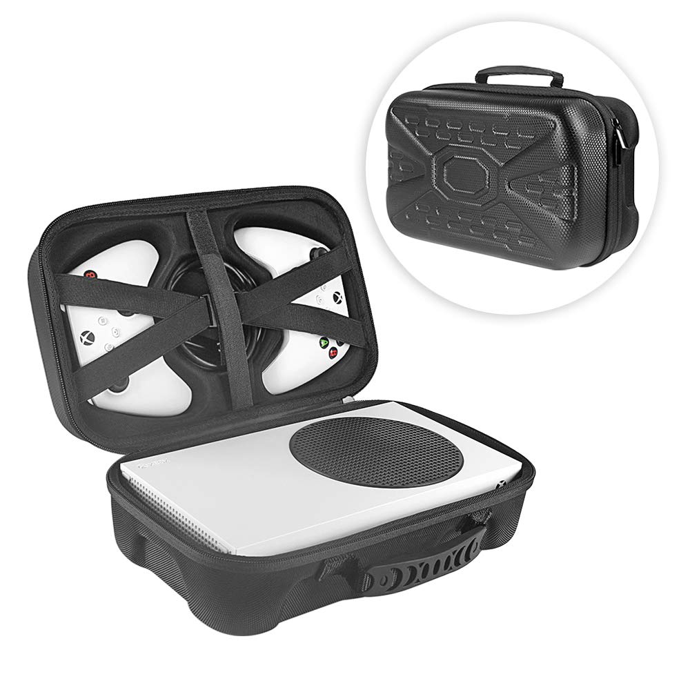 Yuhtech Estuche de Viaje para Xbox Series S Consola, Bolsa de Almacenamiento para Xbox Series S Consola, Controlador y Accesorios para Juegos