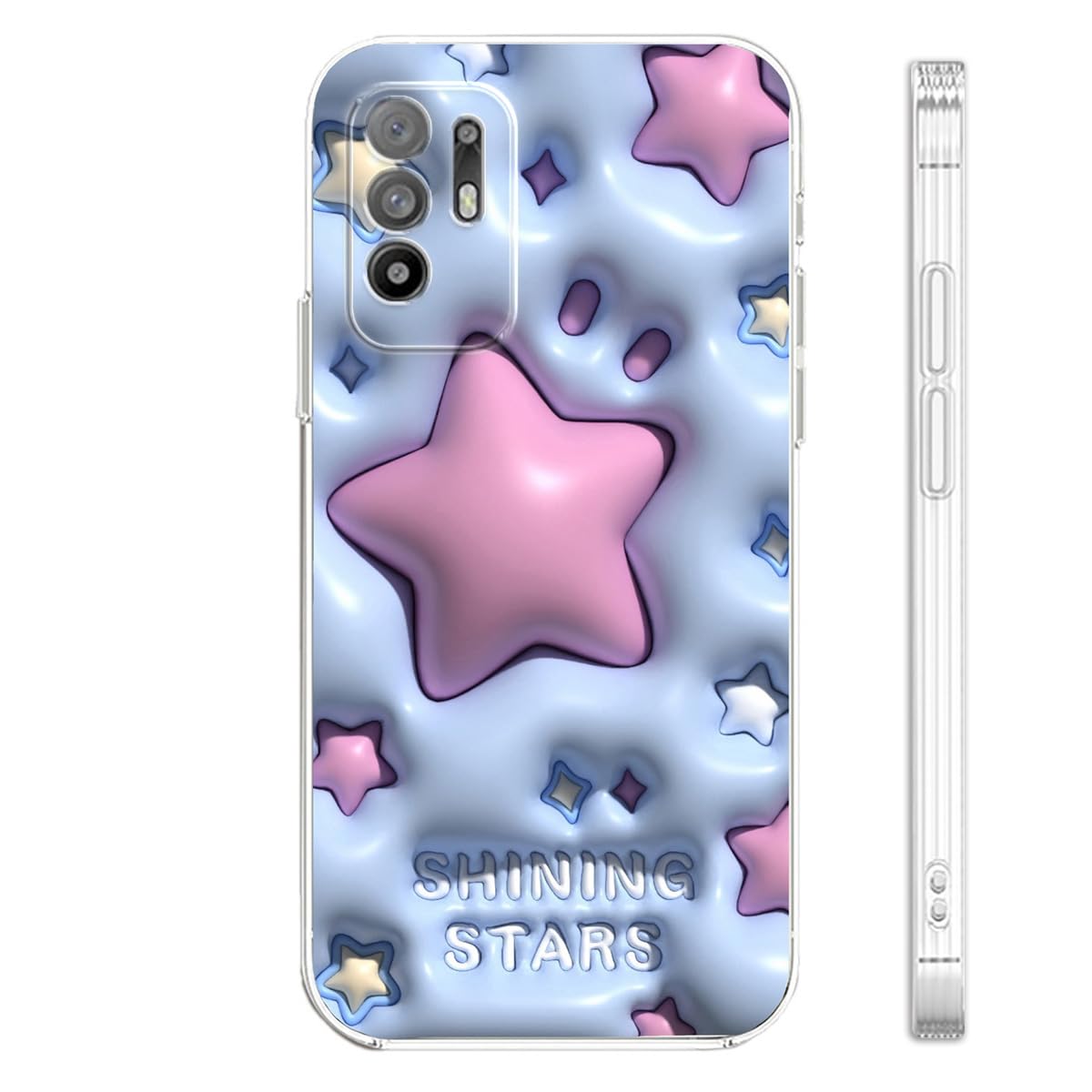 Cover Antiurto Oppo A94 5G Reno5 Z Pelle Rosa: Flip Case Rinforzata