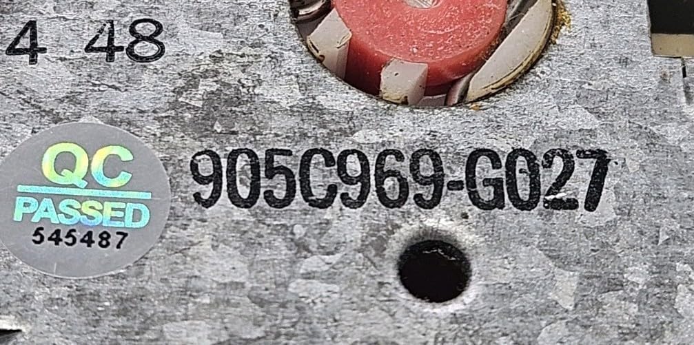 OEM Washer Timer 905C969-G027