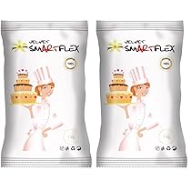 Smartflex Fondant Velvet Vanille – 1 Kg (Confezione da 2)