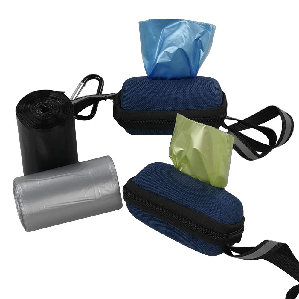 Obston 1400 - Bolsas de basura para perros con 2 dispensadores gratis, bolsas de excrementos de colores