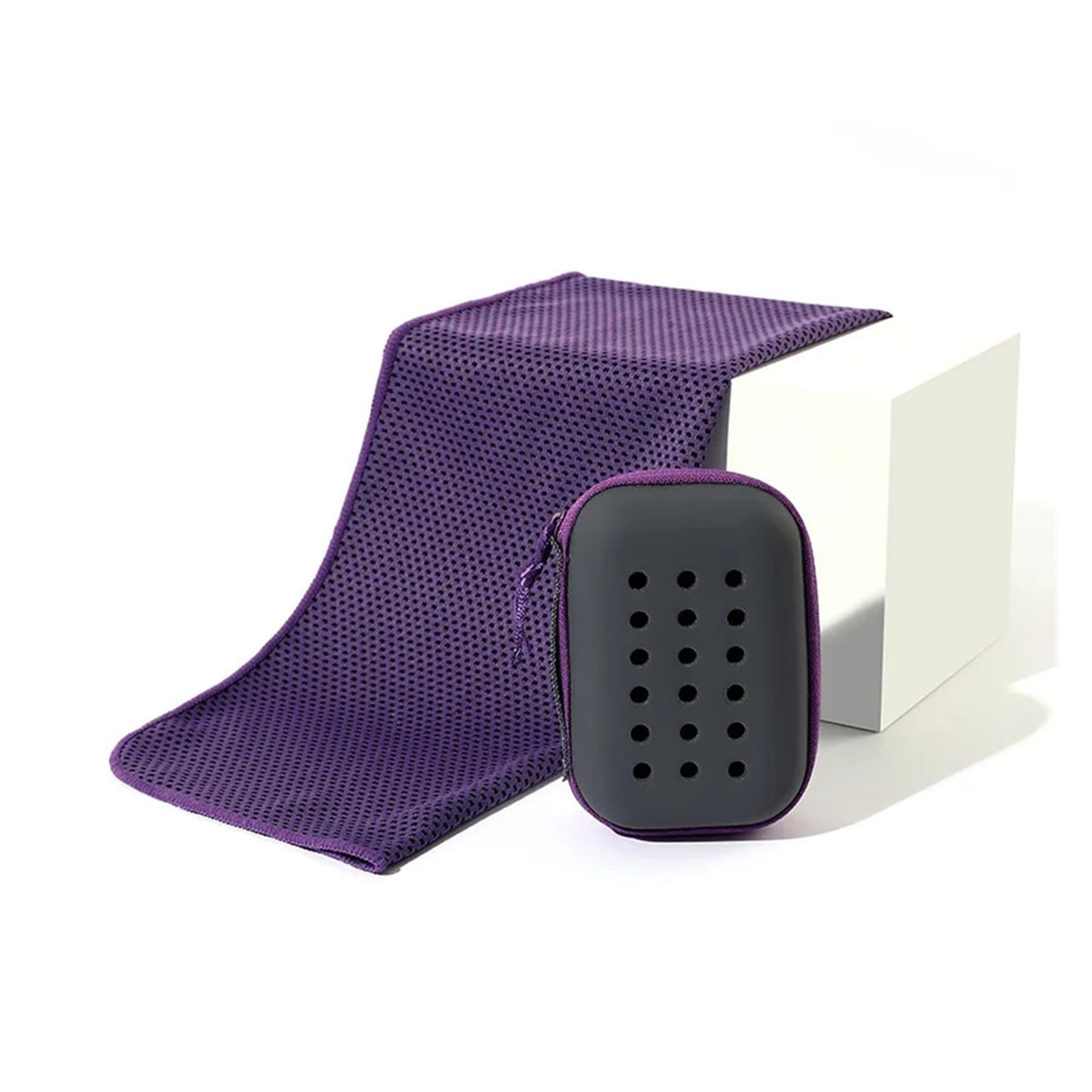Cooling towel Cooling Towel Soft Breathable Chilly Sweat Absorption(PURPLE)