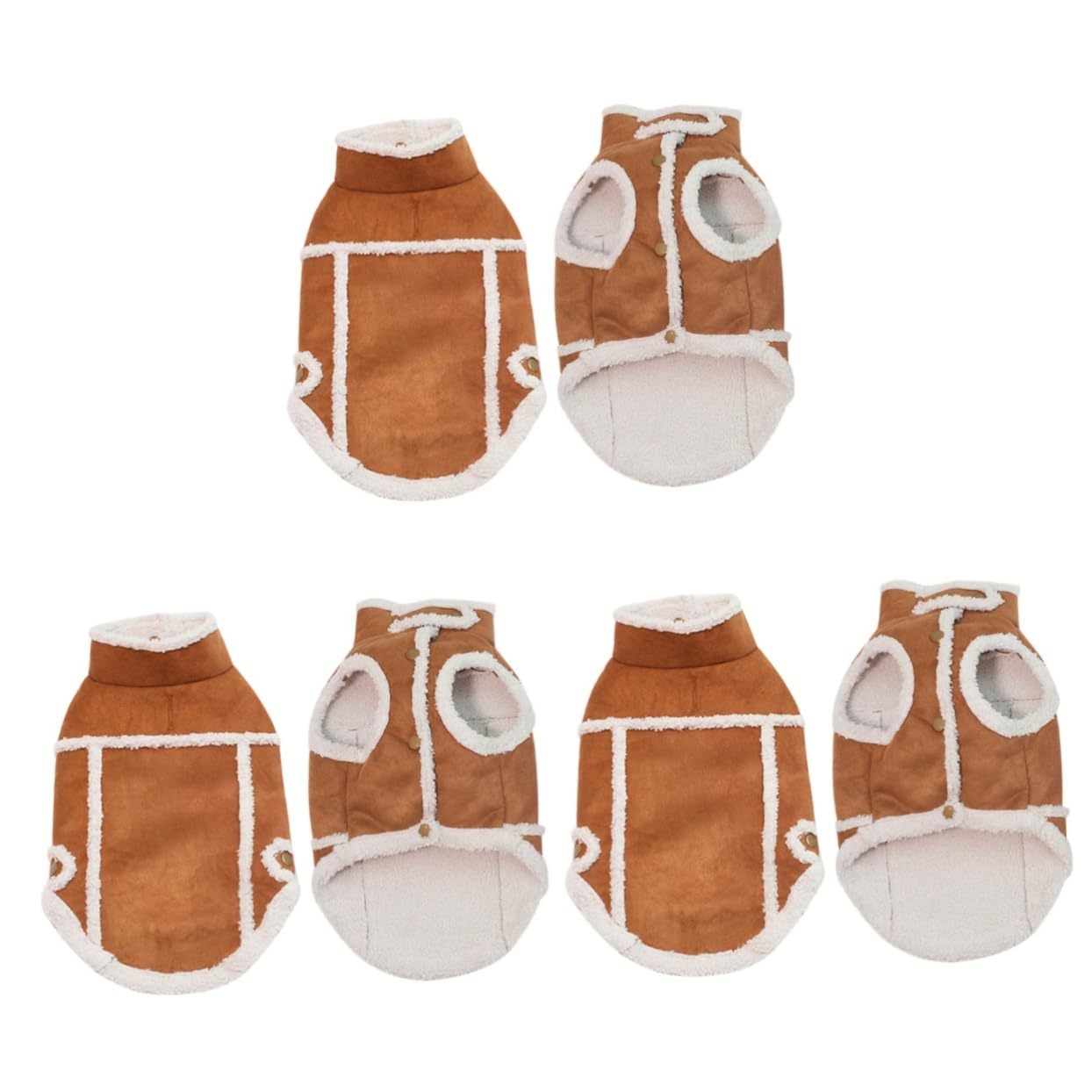 Angoily 3 Piezas Ropa para Mascotas Ropa Extra pequeña para Perros Ropa Perro Chaqueta de Sport Abrigos Ropa para Perros Chaqueta para Mascotas Perro pequeño Saco paño térmico Chico