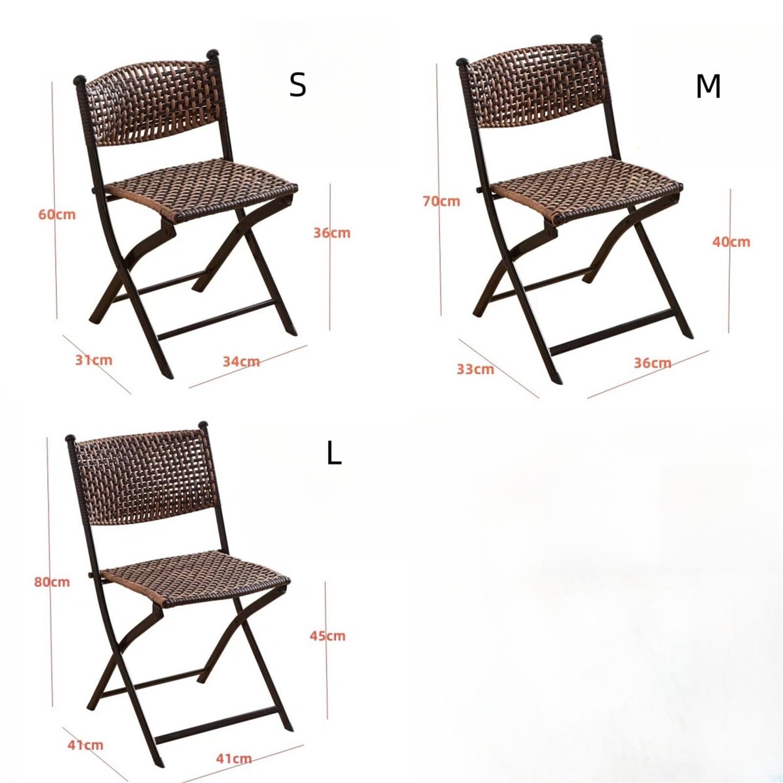 Amazon｜折りたたみ椅子 軽くて丈夫 手細工籐の椅子 籐編み 手細工