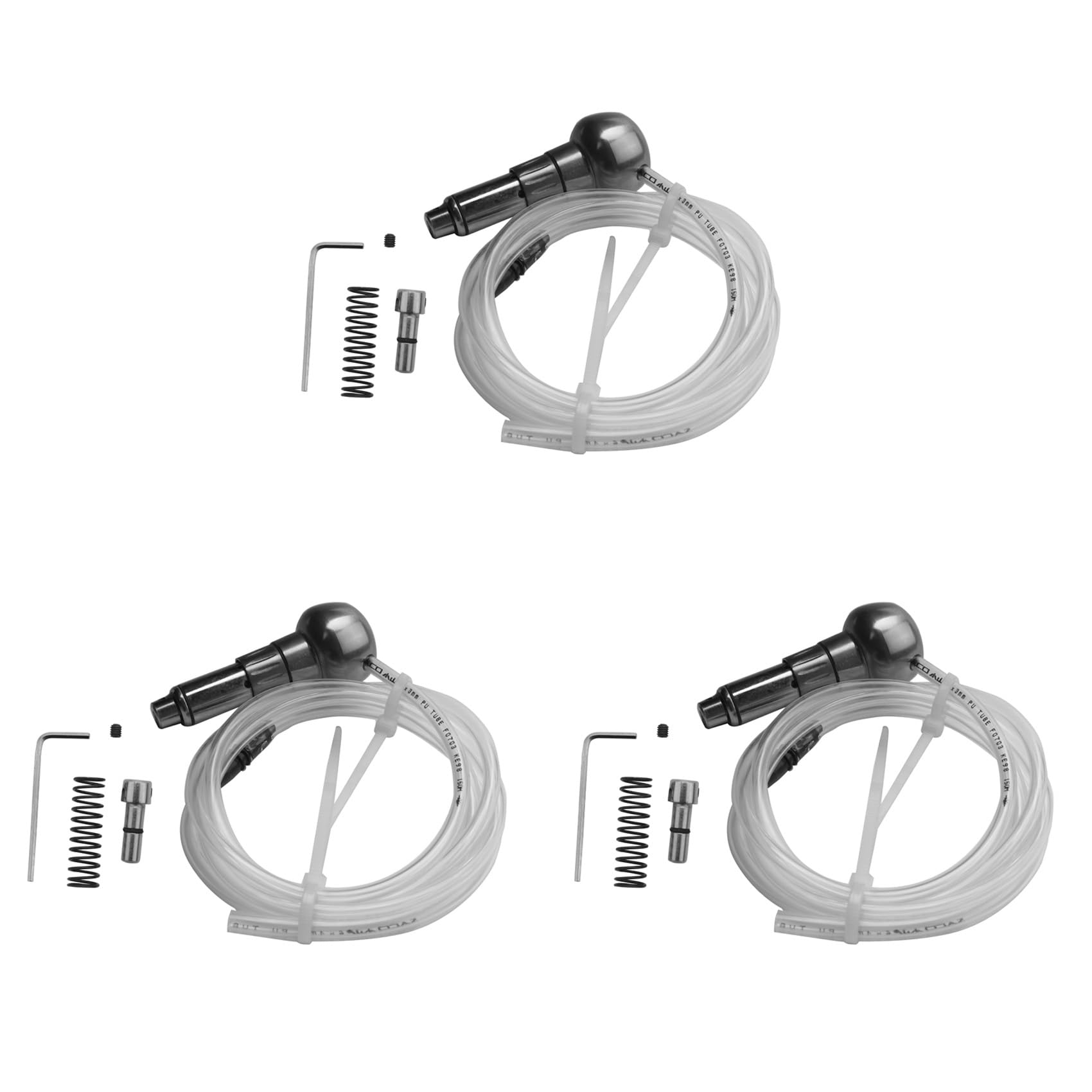 Hndhbfgrt Graver Handle Hand Piece for Engraving Machine Pneumatic Jewelry Making Tools 3 Set