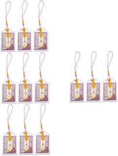 ABOOFAN 12 Pçs Sachê Real Japandi Decoração De Carro Pingente De Carro Estilo Japonês Bolsa De Bênção DIY Omamori Pingente Omamori Para Decoração Bolsa Da Sorte Estilo Japonês Bolsa Da