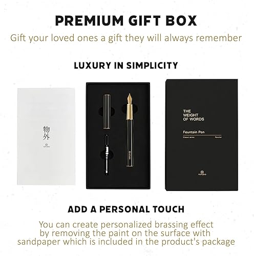 Miniatura 5 de ワイスタジオ(Ystudio) Y-studio YS-STAT-48 Classic Revolve - Pluma estilográfica, color negro