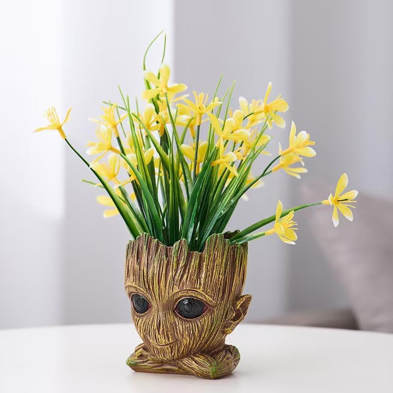 Miniatura 2 de Organizador de escritorio con soporte para lápices, divertida maceta para suculentas, regalo escolar único para estudiantes, suministros de oficina,