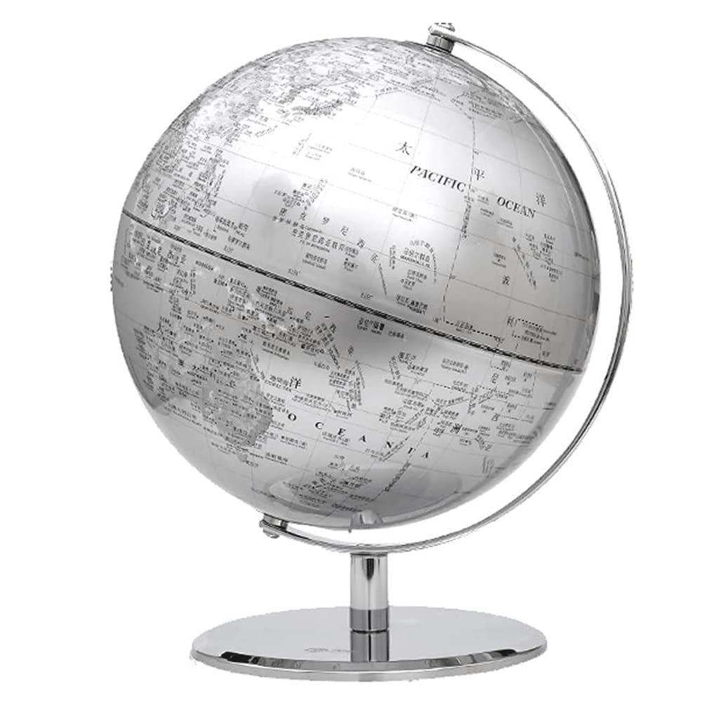 KRXSOBNV Globe, With Non-Slip Base for Adults Or Kids Diameter Globe Clear Text Marking(25cm C)