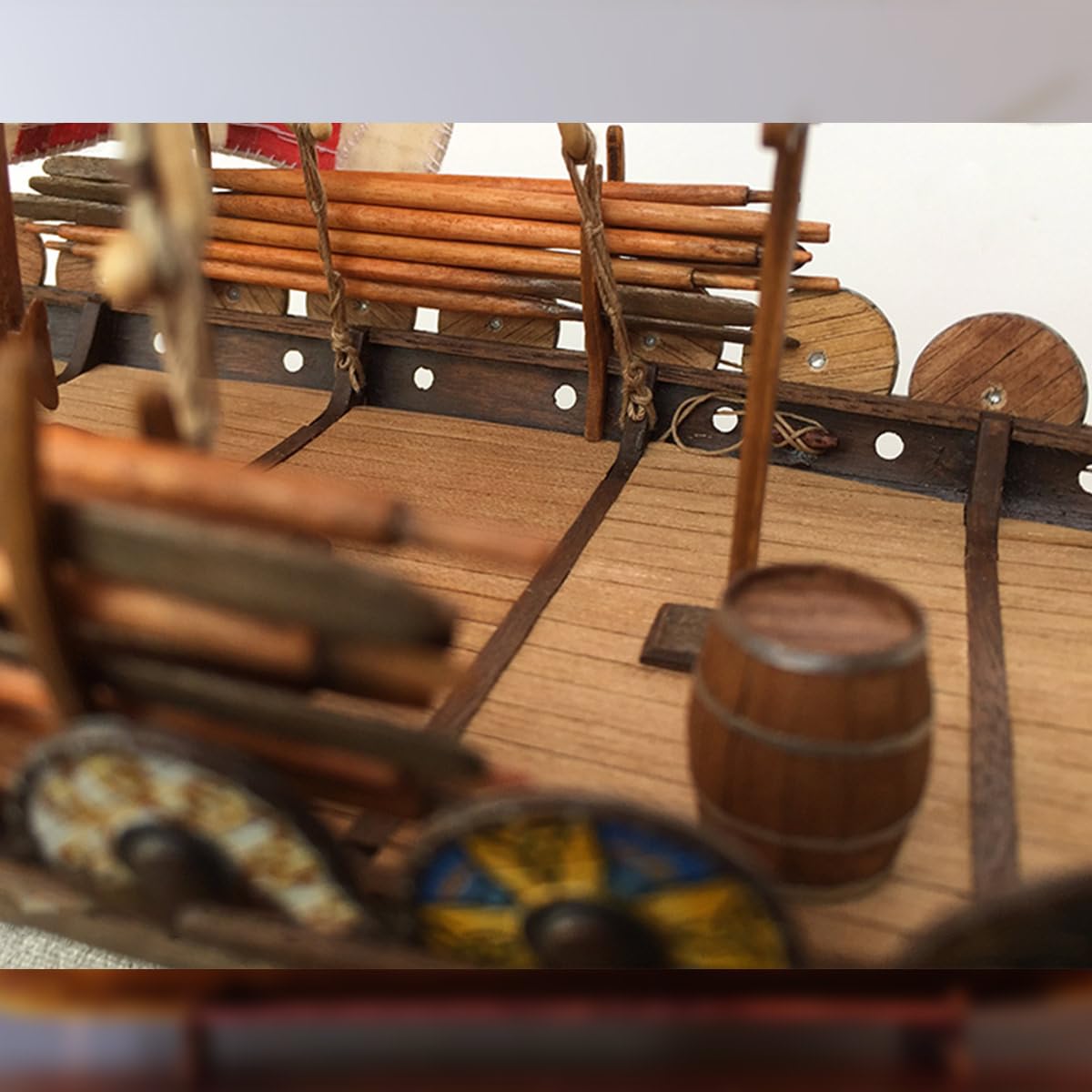 1/50 Skala 3D Holz Wikinger Piratenschiff Modell Kit