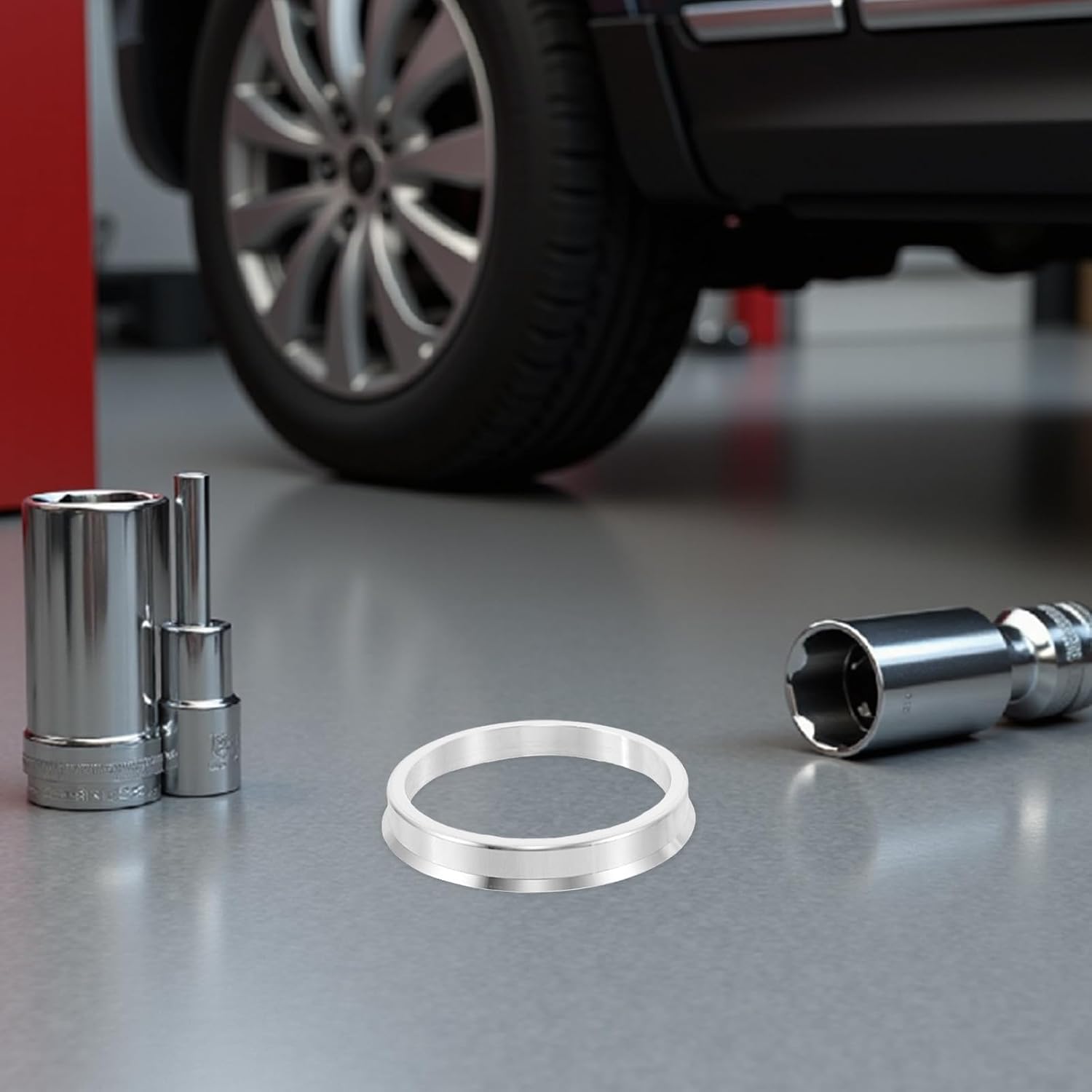 4pcs Aluminum Alloy Hub Centric Rings for Offroad Vehicle Wheels