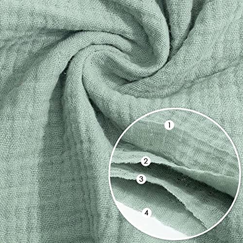 Reoyloep Washcloths for Baby 10 Pack Muslin Squares 23x23cm/9.06"x9.06" Baby Burp Cloth Cotton Facial Towels Super Soft - Image 3