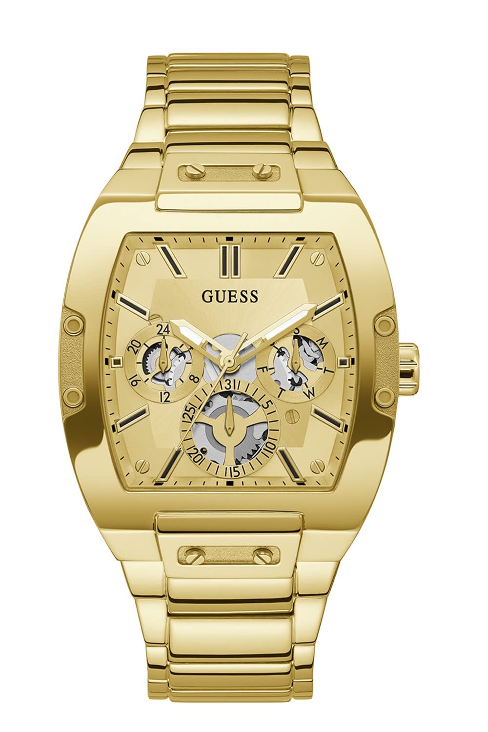 Guess Watches Phoenix GW0456G2 Men's Analog Display Quartz, Same Surface, Stainless Steel, Bracelet Type