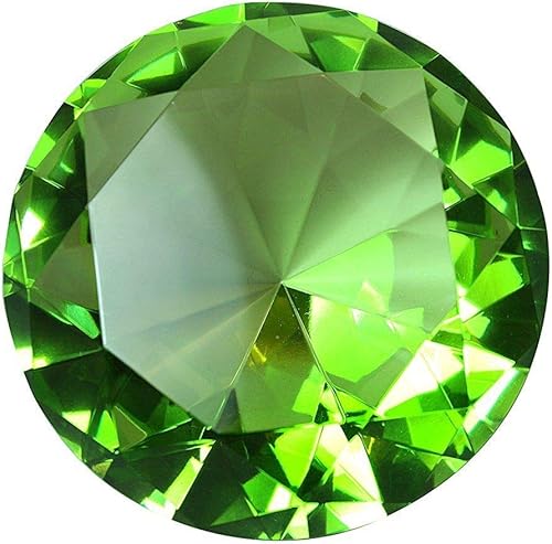 Miniatura 9 de Zoogamo Pisapapeles de cristal con forma de diamante de 4 pulgadas3.937 in  Decoración de oficina en casa y decoración de recuerdos de boda con caja