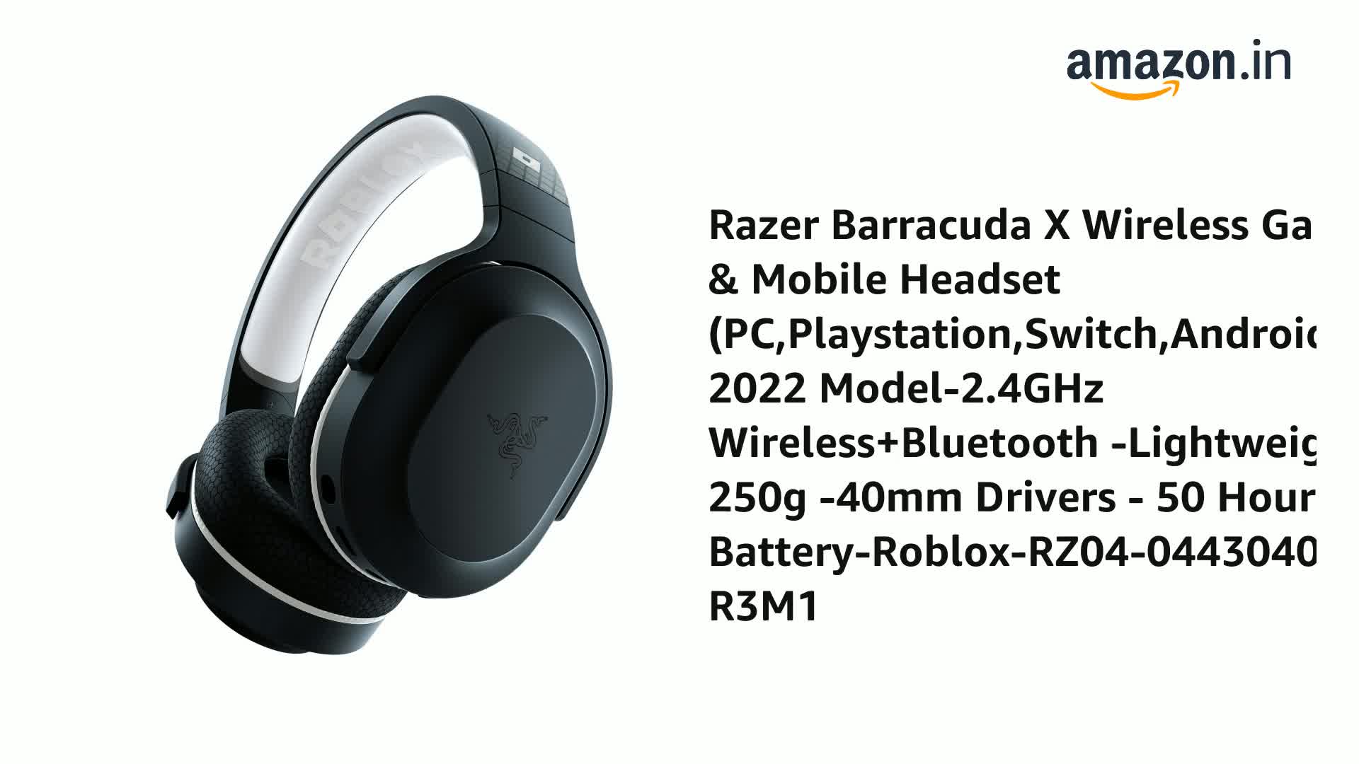 Razer Barracuda X Wireless Gaming & Mobile Headset (PC,Playstation