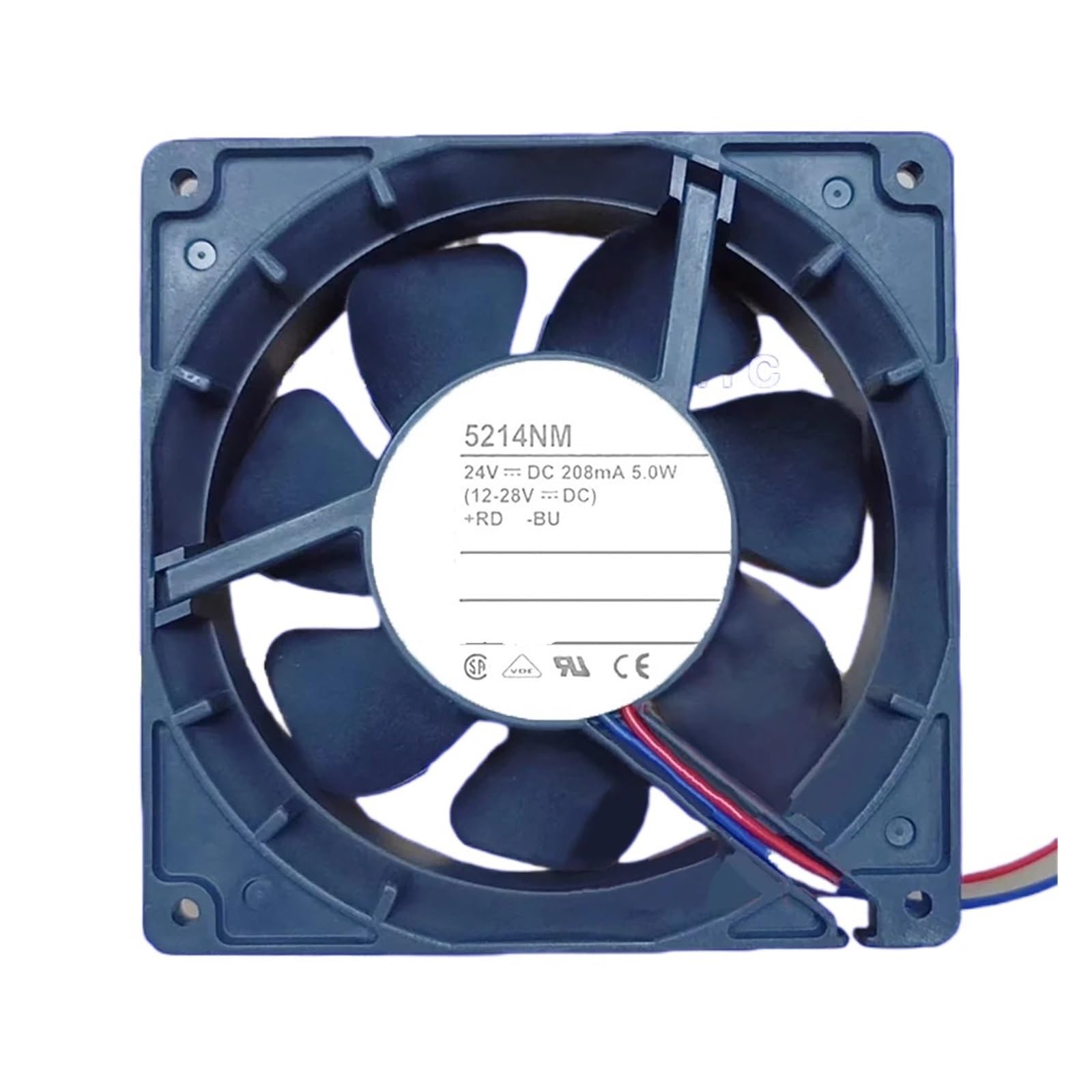 PEQYUACTE 5214NM 5214NM 24VDC 208mA 5.0W Cooling Fan 12738 127 * 127 * 38MM