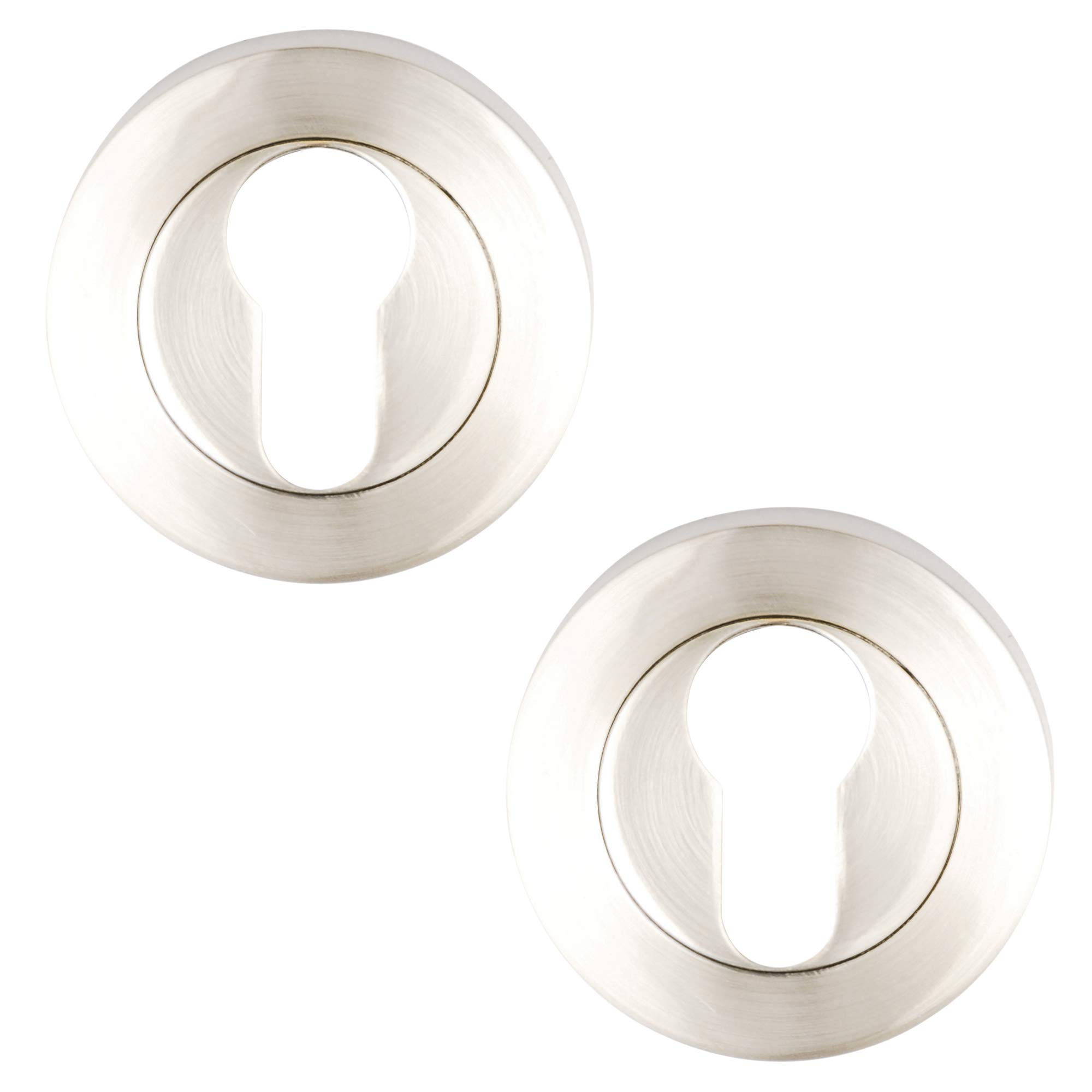 Excel Architectural Satin Nickel 3613 Euro Escutcheon (Pair) - Snp