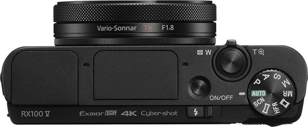 Sony RX100 V Fotocamera Digitale Compatta, Sensore da 1.0'', Ottica 24-70 mm F1.8-2.8 Zeiss, Video 4K HDR e Schermo LCD Regolabile