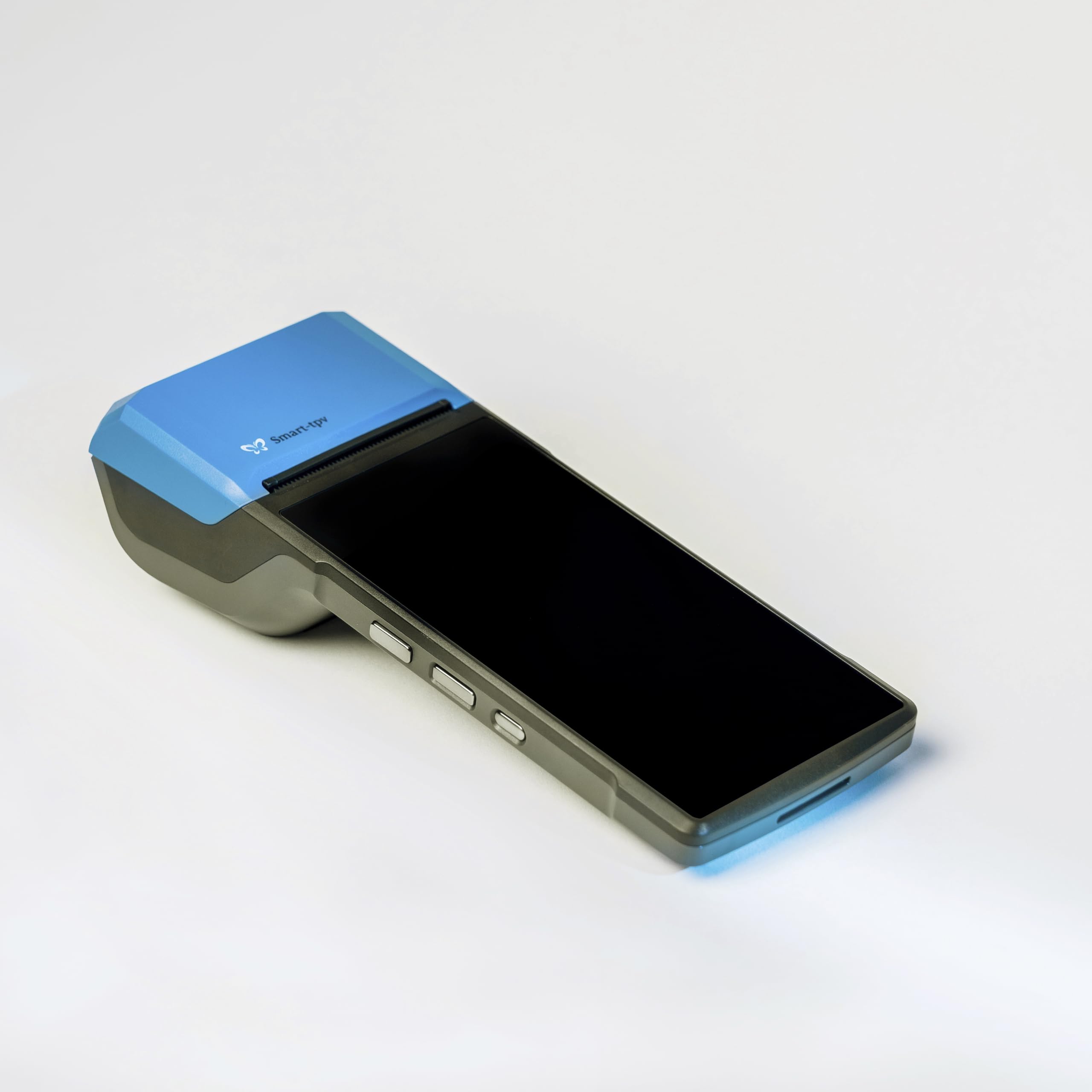 Vega PDA Android 14 con Impresora Térmica 58 mm | Terminal Portátil TPV con Lector 1D/2D, NFC, 4G LTE, WiFi, Pantalla HD+ 5.5", Batería 6000 mAh | Hostelería y Comercio | Azul