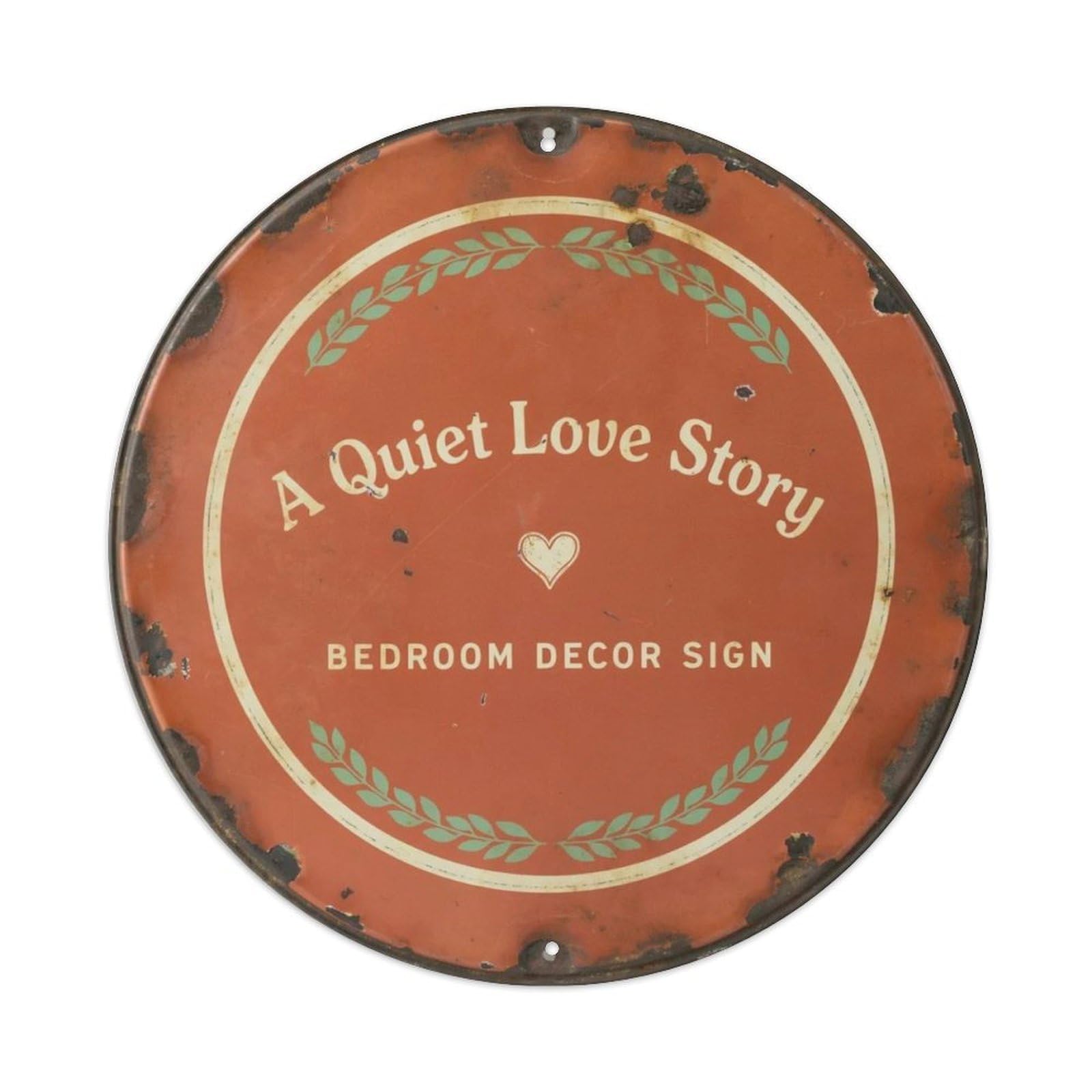 A Quiet Love Story Bedroom Decor Sign Metal Tin Sign Plaque