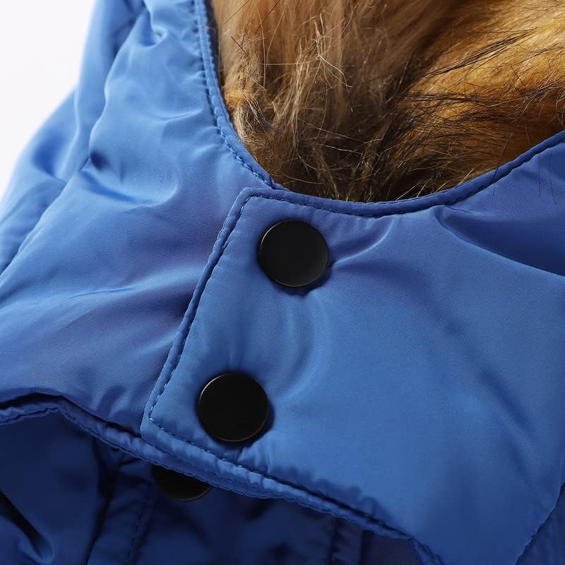 Boys Winter Coats Warm Heavy Waterproof Windproof Puffer Jacket with Detachable Fur Hood2