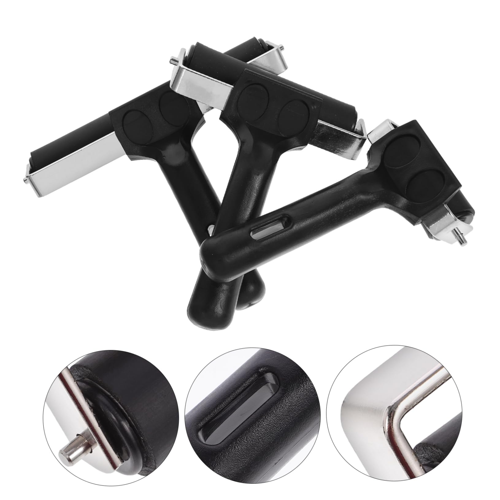 LALAFINA Printmaking Roller 3 Pack Crafting Rollers Handheld Ink Stamping Tool Art Supplies