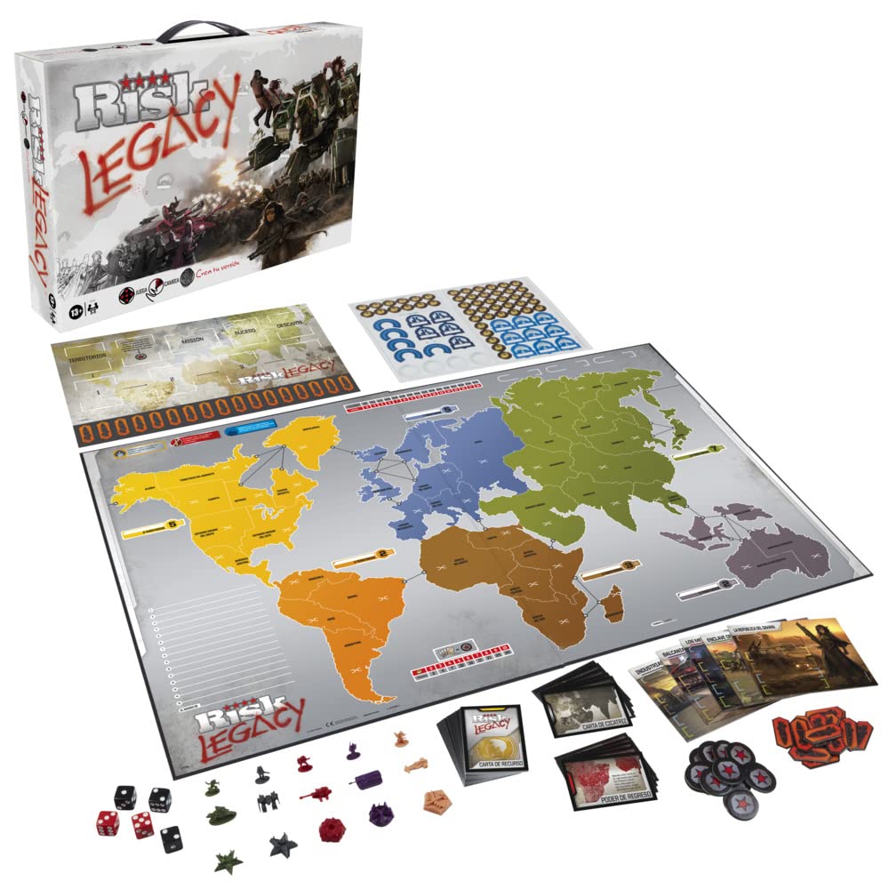 Hasbro Gaming Risk Legacy Board Game, 6 Players, Ages 15+ - Image 3