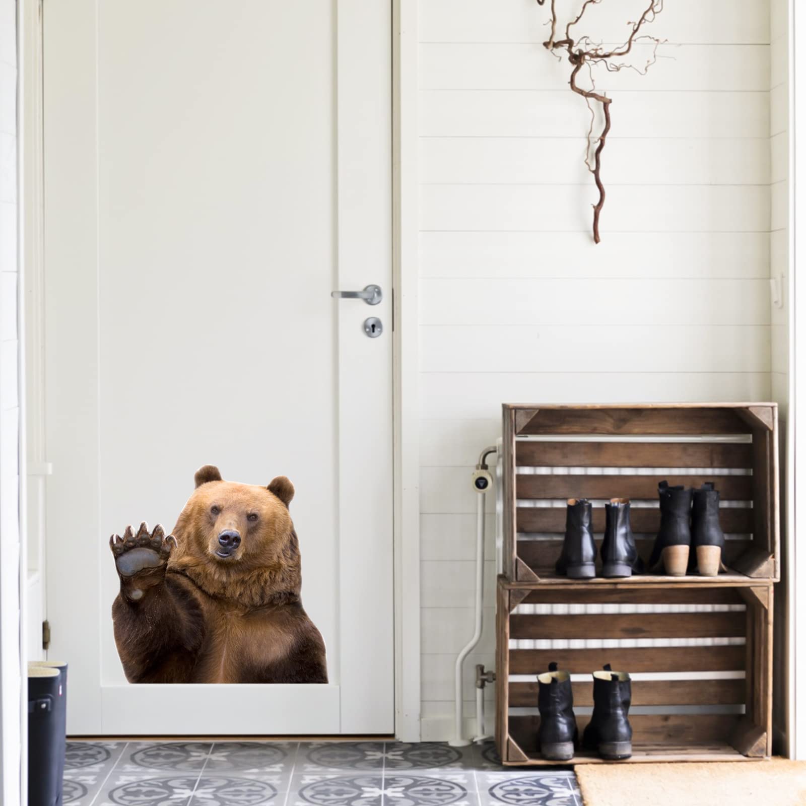 Little Bear Wall Decals - Peel & Stick Nursery Decor, 17.7x15.7 Inch, Removable PVC Stickers - View #9